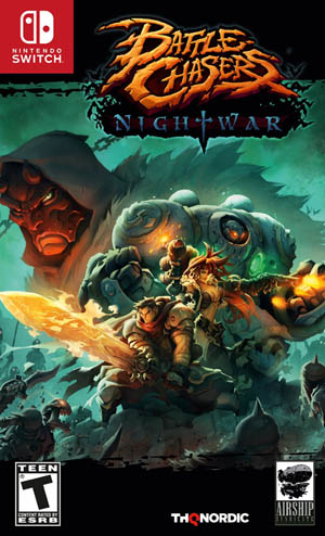 Battle Chasers Nightwar Nintendo switch cover
