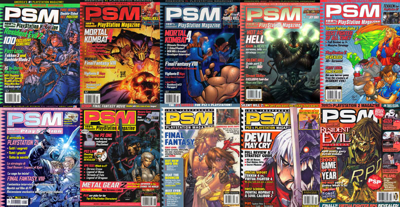 ALL PSM PlayStation magazine covers by joe madureira