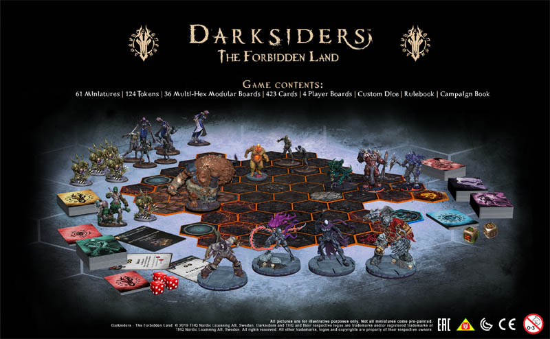 Darksiders the forbidden land board game