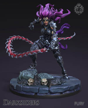 Darksiders the forbidden land Fury figure