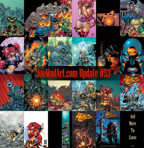 All the battle chasers comic covers by Joe Madureira so far